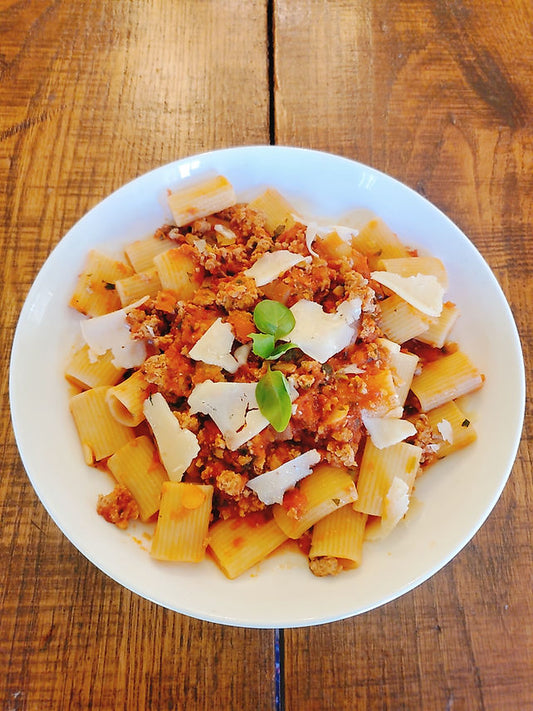 Rigatoni with Pork Bolognese