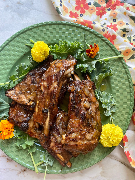 Glazed Honey Lemon Spareribs