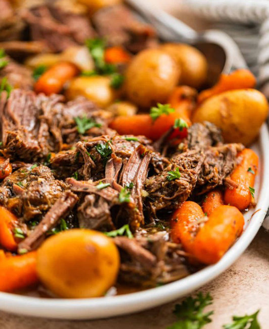 Wild Harmony Farm Crock Pot Chuck Roast & Veggies