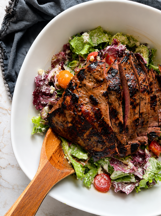Summer Salad with Grilled Flank Steak