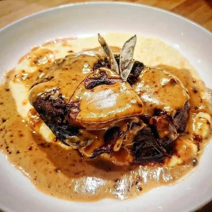 Beef Shank With Polenta & Gravy